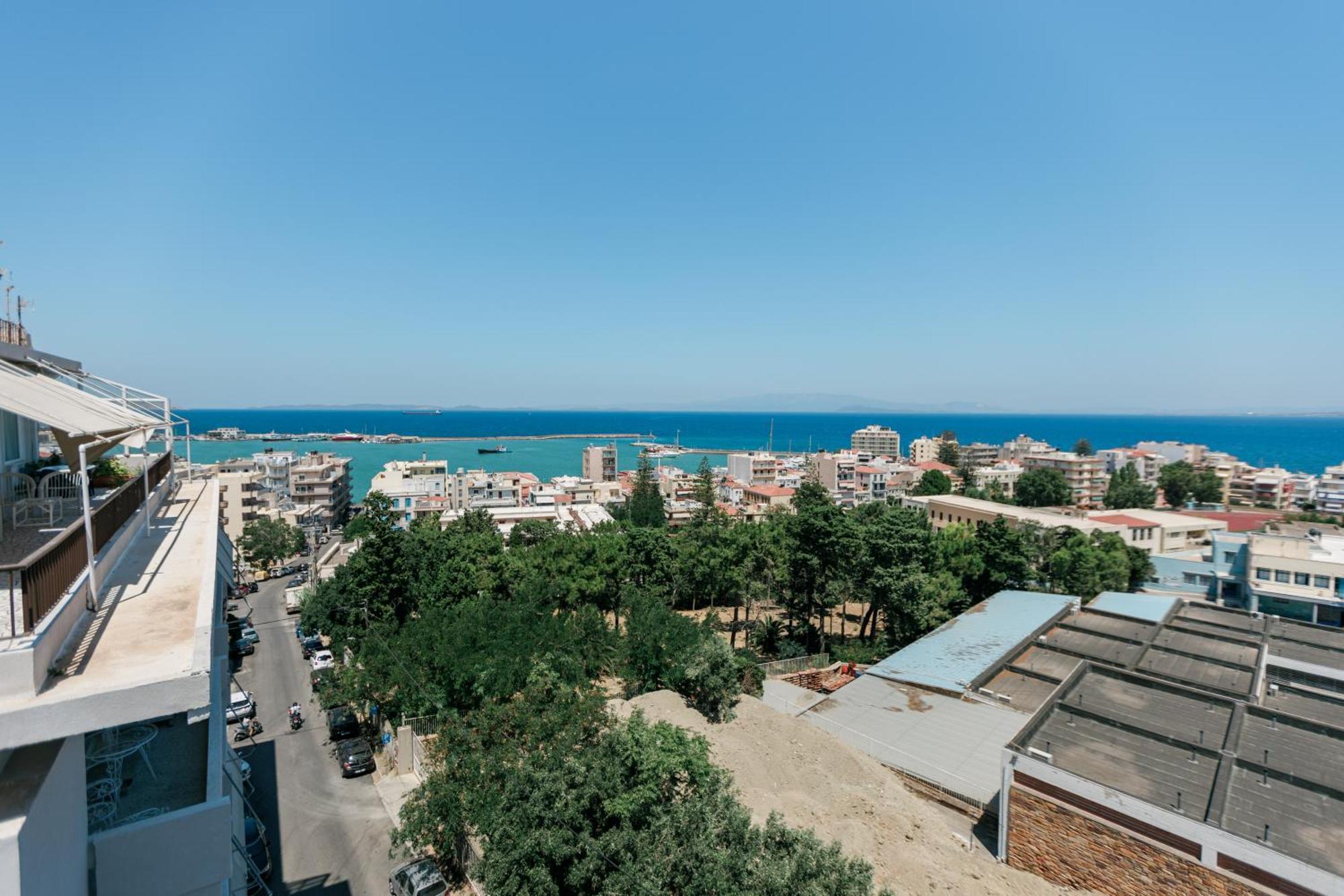 Panoramic Penthouse Quios Exterior foto